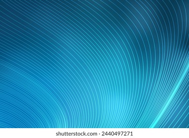 Light BLUE vector pattern with sharp lines. Blurred decorative design in simple style with lines. Pattern for ad, booklets, leaflets.