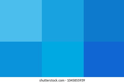 Light BLUE vector pattern with spectrum of colors. Abstract palette with samples of rainbow colors. Template of colors for smart designers.