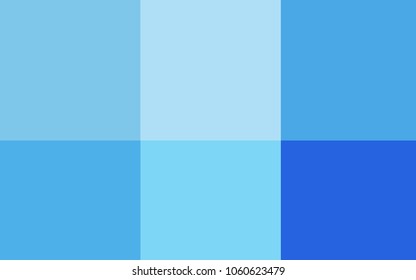 Light BLUE vector pattern with spectrum of colors. Colorful gradient set with collection of rainbow colors. Smart set of colors for your work as a designer.