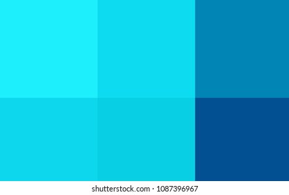 Light BLUE vector pattern with spectrum of colors. Shining palette with spectrum of colors. Smart set of colors for your work as a designer.