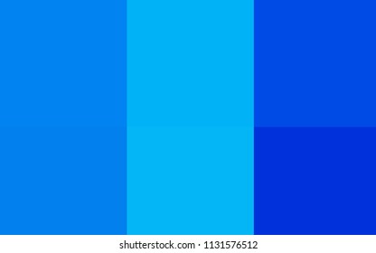 Light BLUE vector pattern with spectrum of colors. Decorative design of colorful palette. Smart set of colors for your work as a designer.