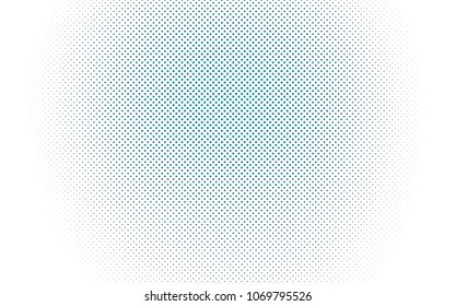 Light BLUE vector  pattern with spheres. Glitter abstract illustration with blurred drops of rain. The pattern can be used for aqua ad, booklets.