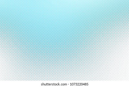 Light BLUE vector  pattern with spheres. Glitter abstract illustration with blurred drops of rain. The pattern can be used for beautiful websites.