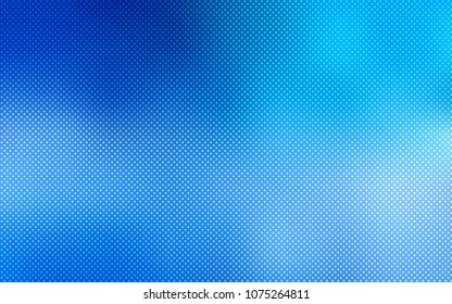 Light BLUE vector pattern with spheres. Blurred bubbles on abstract background with colorful gradient. Pattern can be used for beautiful websites.