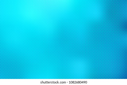 Light BLUE vector pattern with spheres. Blurred decorative design in abstract style with bubbles. Completely new template for your brand book.