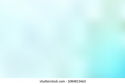 Light BLUE vector pattern with spheres. Blurred decorative design in abstract style with bubbles. Pattern can be used for futuristic ad, booklets.