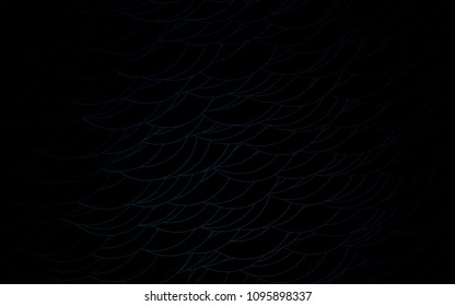 Light BLUE vector  pattern with spheres. Blurred decorative design in abstract style with bubbles. Pattern can be used as texture of water, rain drops.