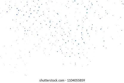 Light BLUE vector  pattern with spheres. Modern abstract illustration with colorful water drops. The pattern can be used for aqua ad, booklets.