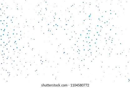 Light BLUE vector  pattern with spheres. Modern abstract illustration with colorful water drops. Pattern can be used as texture of water, rain drops.