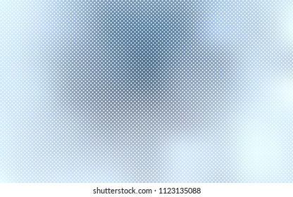 Light BLUE vector pattern with spheres. Blurred decorative design in abstract style with bubbles. Pattern can be used for beautiful websites.