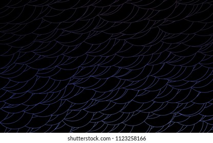 Light BLUE vector  pattern with spheres. Abstract illustration with colored bubbles in nature style. Completely new template for your brand book.