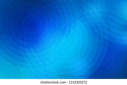 Light BLUE vector pattern with spheres. Beautiful colored illustration with blurred circles in nature style. Beautiful design for your business advert.