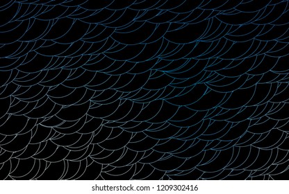 Light BLUE vector  pattern with spheres. Beautiful colored illustration with blurred circles in nature style. Pattern can be used as texture of water, rain drops.