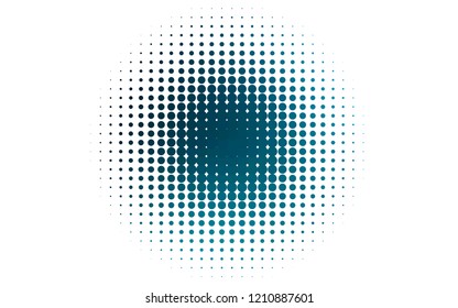 Light BLUE vector pattern with spheres. Beautiful colored illustration with blurred circles in nature style. Pattern for ads, booklets.