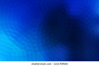 Light BLUE vector pattern with spheres. Beautiful colored illustration with blurred circles in nature style. Pattern can be used for ads, leaflets.