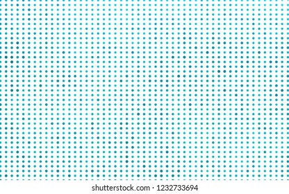 Light BLUE vector pattern with spheres. Illustration with set of shining colorful abstract circles. Design for business adverts.