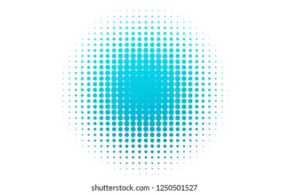 Light BLUE vector pattern with spheres. Beautiful colored illustration with blurred circles in nature style. Pattern for beautiful websites.