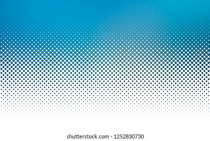 Light BLUE vector pattern with spheres. Abstract illustration with colored bubbles in nature style. Template for your brand book.