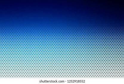 Light BLUE vector pattern with spheres. Modern abstract illustration with colorful water drops. Pattern for ads, leaflets.