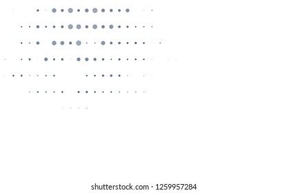 Light BLUE vector pattern with spheres. Illustration with set of shining colorful abstract circles. Pattern for beautiful websites.