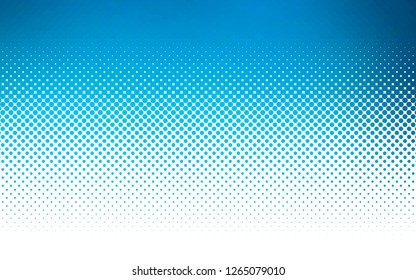 Light BLUE vector pattern with spheres. Abstract illustration with colored bubbles in nature style. Design for posters, banners.
