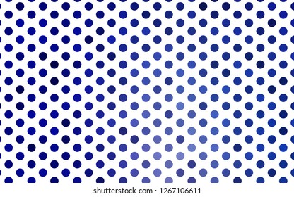 Light BLUE vector pattern with spheres. Beautiful colored illustration with blurred circles in nature style. Pattern for beautiful websites.