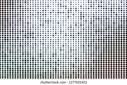 Light BLUE vector pattern with spheres. Beautiful colored illustration with blurred circles in nature style. Pattern for ads, booklets.