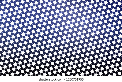 Light BLUE vector pattern with spheres. Blurred decorative design in abstract style with bubbles. Pattern for ads, leaflets.