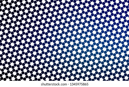 Light BLUE vector pattern with spheres. Blurred decorative design in abstract style with bubbles. Pattern of water, rain drops.