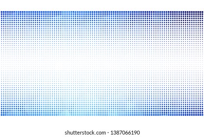 Light BLUE vector  pattern with spheres. Blurred bubbles on abstract background with colorful gradient. Pattern for ads, leaflets.