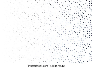 Light BLUE vector pattern with spheres. Modern abstract illustration with colorful water drops. Template for your brand book.