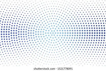 Light BLUE vector  pattern with spheres. Abstract illustration with colored bubbles in nature style. Design for your business advert.