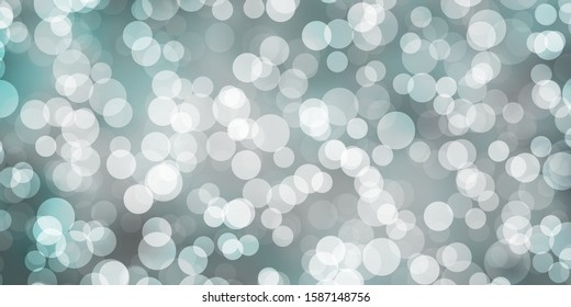 Light BLUE vector pattern with spheres. Abstract colorful disks on simple gradient background. Pattern for websites.