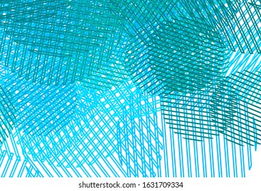 Light BLUE vector pattern with spheres. Beautiful colored illustration with blurred circles in nature style. Pattern for ads, leaflets.