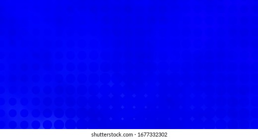 Light BLUE vector pattern with spheres. Abstract illustration with colorful spots in nature style. Design for posters, banners.