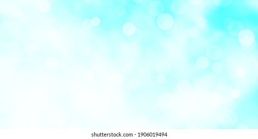 Light BLUE vector pattern with spheres. Modern abstract illustration with colorful circle shapes. Pattern for business ads.