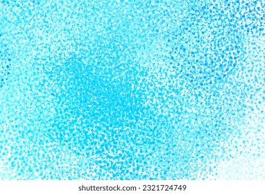 Light BLUE vector pattern with spheres. Blurred bubbles on abstract background with colorful gradient. Pattern for beautiful websites.