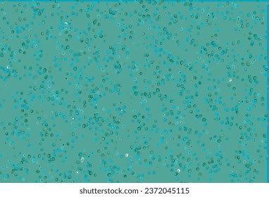 Light BLUE vector pattern with spheres. Modern abstract illustration with colorful water drops. Design for posters, banners.