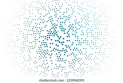 Light BLUE vector pattern in square style. Decorative design in abstract style with rectangles. Modern template for your landing page.