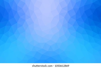 Light BLUE vector Pattern.  triangular template. Geometric sample. Repeating routine with triangle shapes. New texture for your design. Pattern can be used for background.