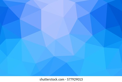 Light BLUE vector Pattern.  triangular template. Geometric sample. Repeating routine with triangle shapes. New texture for your design. Pattern can be used for background.