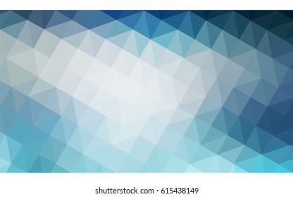 Light BLUE vector Pattern.  triangular template. Geometric sample. Repeating routine with triangle shapes. New texture for your design. Pattern can be used for background.