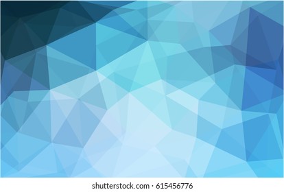 Light BLUE vector Pattern.  triangular template. Geometric sample. Repeating routine with triangle shapes. New texture for your design. Pattern can be used for background.