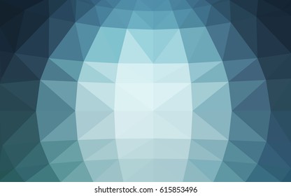 Light BLUE vector Pattern.  triangular template. Geometric sample. Repeating routine with triangle shapes. New texture for your design. Pattern can be used for background.