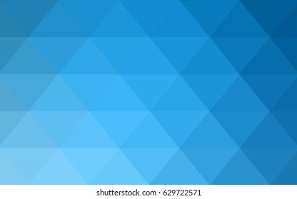Light BLUE vector Pattern.  triangular template. Geometric sample. Repeating routine with triangle shapes. New texture for your design. Pattern can be used for background.
