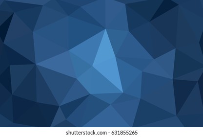 Light BLUE vector Pattern.  triangular template. Geometric sample. Repeating routine with triangle shapes. New texture for your design. Pattern can be used for background.