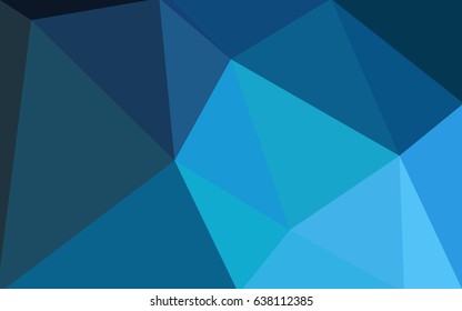 Light BLUE vector Pattern.  triangular template. Geometric sample. Repeating routine with triangle shapes. New texture for your design. Pattern can be used for background.