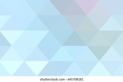 Light BLUE vector Pattern.  triangular template. Geometric sample. Repeating routine with triangle shapes. New texture for your design. Pattern can be used for background.