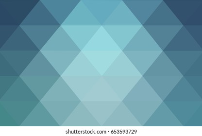 Light BLUE vector Pattern.  triangular template. Geometric sample. Repeating routine with triangle shapes. New texture for your design. Pattern can be used for background.