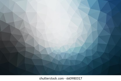 Light BLUE vector Pattern.  triangular template. Geometric sample. Repeating routine with triangle shapes. New texture for your design. Pattern can be used for background.